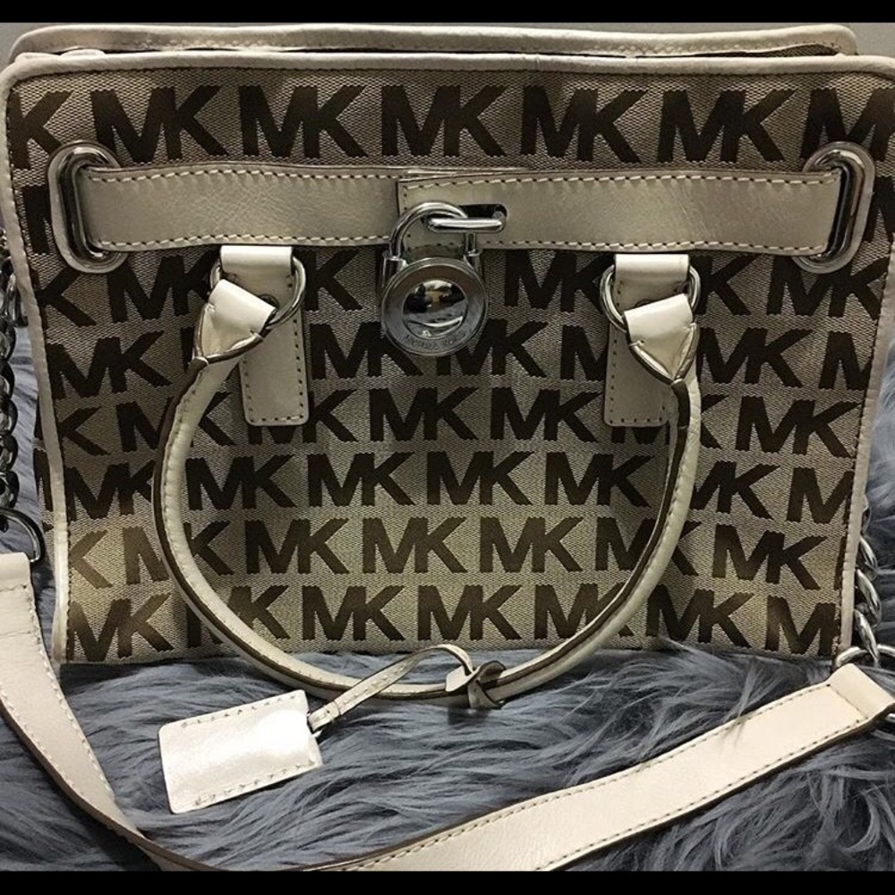 Authentic Michael Kors Logo Hamilton Bag